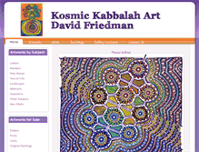 Tablet Screenshot of kosmic-kabbalah.com
